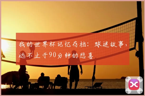 我的世界杯记忆存档:球迷故事,远不止于90分钟的悲喜
