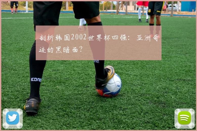 剖析韩国2002世界杯四强：亚洲奇迹的黑暗面？